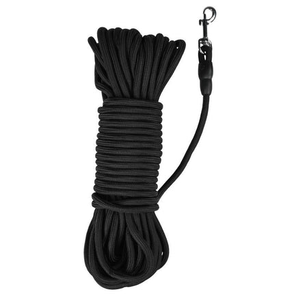 Benson Zoeklijn voor Honden - 15 Meter - Zwart - Trainingslijn
