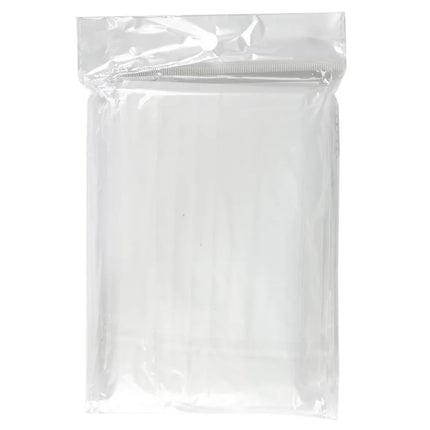 Benson Wegwerp Regenponcho - Transparant - One Size - Compacte Noodponcho