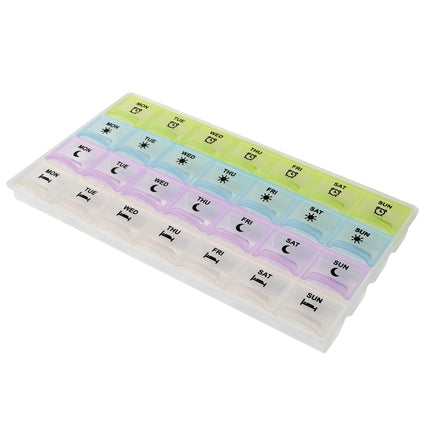 Benson Compacte Pillendoos – 7 Dagen – 4 Vakken per Dag – 21,5 cm