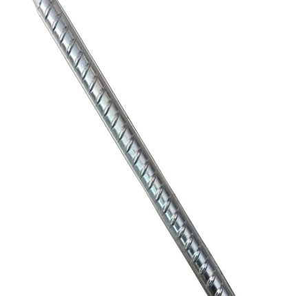 Benson Gebogen Grondpen - Ø 16 mm - 38 cm - Verzinkt Staal - Met Schroeftanden