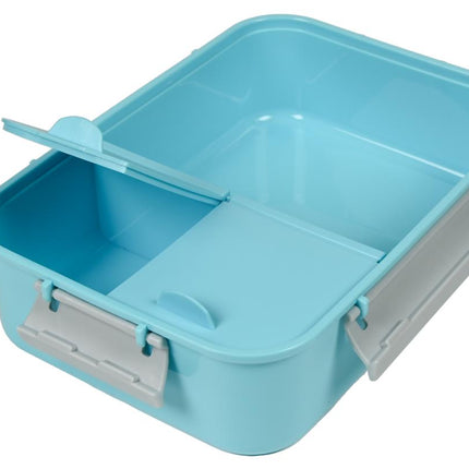 Benson Lunchbox Multi-vak - 1,2 Liter - 21 x 15,2 x 7,4 cm - Vaatwasserbestendig - Blauw/Transparant