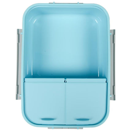 Benson Lunchbox Multi-vak - 1,2 Liter - 21 x 15,2 x 7,4 cm - Vaatwasserbestendig - Blauw/Transparant