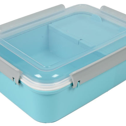 Benson Lunchbox Multi-vak - 1,2 Liter - 21 x 15,2 x 7,4 cm - Vaatwasserbestendig - Blauw/Transparant