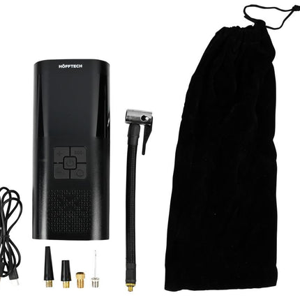 Hofftech Draagbare Mini Accu Compressor - Digitaal Display & LED - 140 PSI