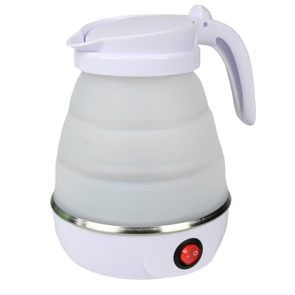 Benson Opvouwbare Waterkoker - 600 ml - Siliconen & RVS - Droogkookbeveiliging - Wit