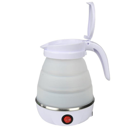Benson Opvouwbare Waterkoker - 600 ml - Siliconen & RVS - Droogkookbeveiliging - Wit