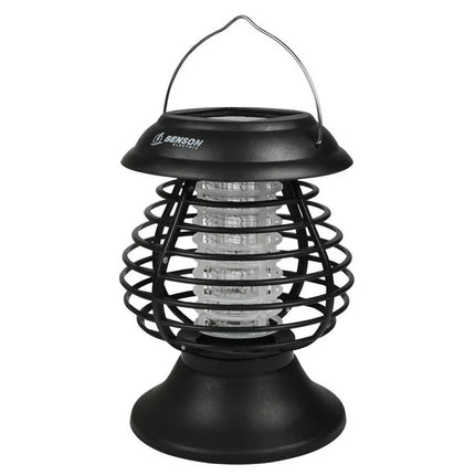 Benson Solar Muggenlamp & Insectenvanger – Blauw UV-Licht – 14x14x19.5 cm