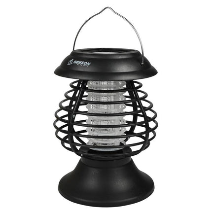 Benson Draagbare Muggenlamp op Zonne-Energie - Blauw UV-Licht - Binnen & Buiten