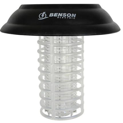 Benson Solar Muggenlamp & Insectenvanger – Blauw UV-Licht – 14x14x19.5 cm