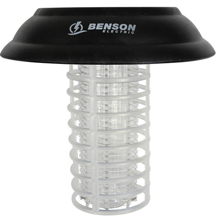 Benson Draagbare Muggenlamp op Zonne-Energie - Blauw UV-Licht - Binnen & Buiten