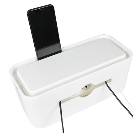 Benson Kabelmanagementbox – 31 x 13.5 x 13 cm – Wit