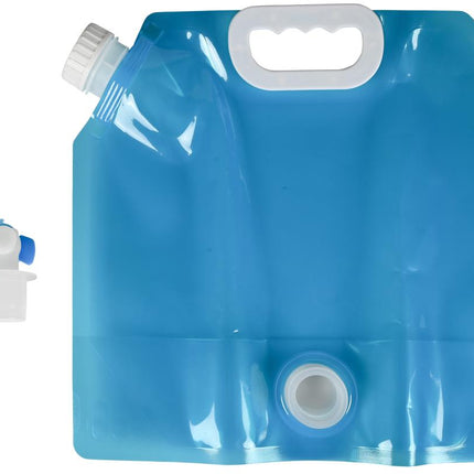Benson Opvouwbare Waterzak - 5 Liter - Met Kraan - Compact & Draagbaar - BPA-vrij
