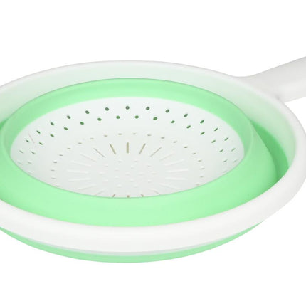 Benson Opvouwbaar Vergiet - Ø 22 cm - Ruimtebesparend - Groen/Wit