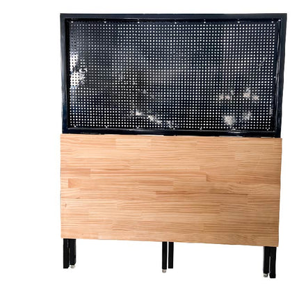 Benson Inklapbare Werkbank met Gereedschapswand - 146 x 122 x 54 cm