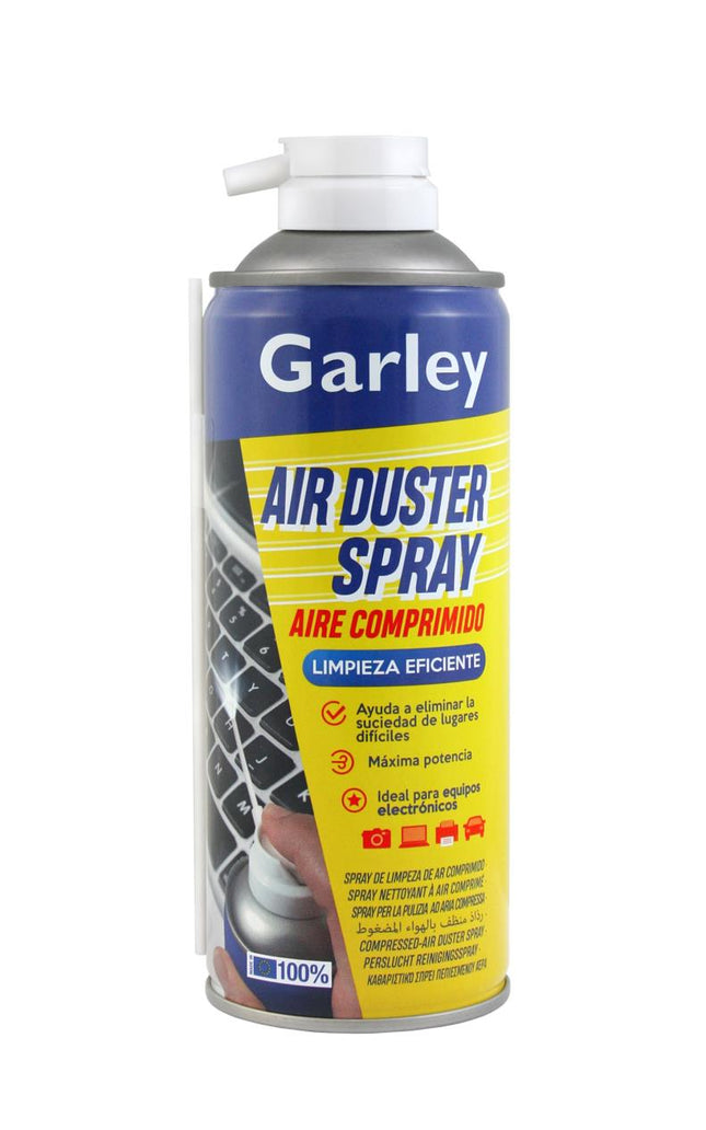 Garley Anti-stof Air Duster Spray – 400 ml – Inclusief Verlengbuis