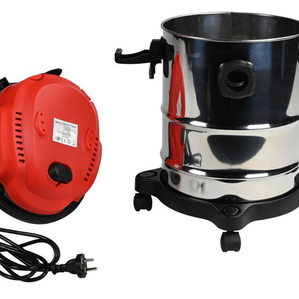 Benson Nat- en Droogzuiger - 1200W - 15 Liter - RVS met Blaasfunctie