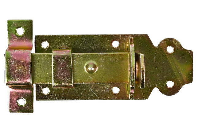 Benson Deurschuif 150 mm - Recht - Gegalvaniseerd IJzer - Met Hangslotoog