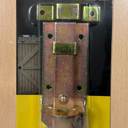 Benson Deurschuif 150 mm - Recht - Gegalvaniseerd IJzer - Met Hangslotoog