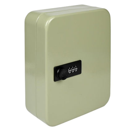 Benson Sleutelkast met Codeslot - 20 Haken - Staal - Zwart - 20 x 16 x 7,5 cm