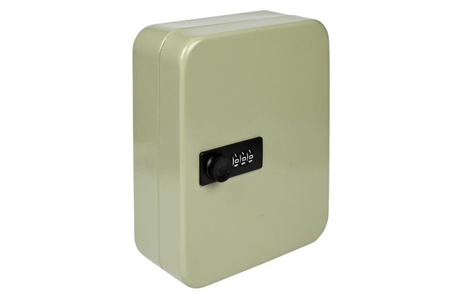 Benson Sleutelkast met Codeslot - 20 Haken - Staal - Zwart - 20 x 16 x 7,5 cm