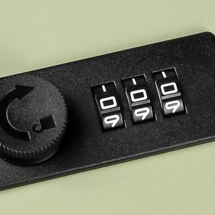 Benson Sleutelkast met Codeslot - 20 Haken - Staal - Zwart - 20 x 16 x 7,5 cm