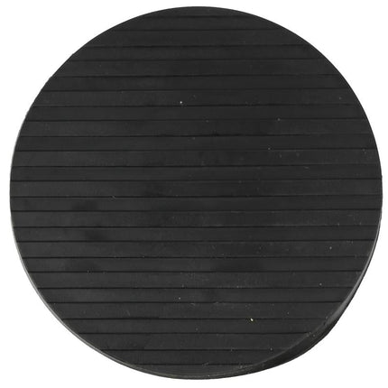 Benson Deurstopper Deluxe – RVS – Ø 11 cm – 1,1 kg – Met Rubberen Beschermringen