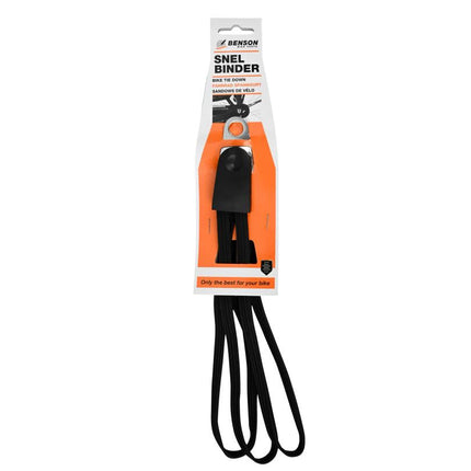 Benson Zwarte Snelbinderset - Universeel Elastisch - 60 cm
