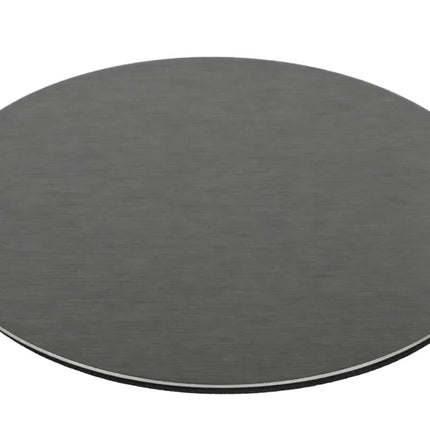Benson Luxe RVS Onderzetters - 6-delig - Inclusief Houder - Ø 10 cm - Zilver