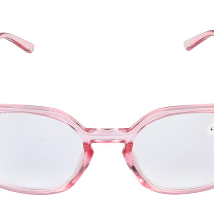 Benson Leesbril Display Milaan - Transparant Roze - 12-delig Assortiment