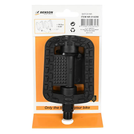 Benson Anti-slip Fiets Pedalen - Met Reflectoren - 14 mm Schroefdraad - Set van 2