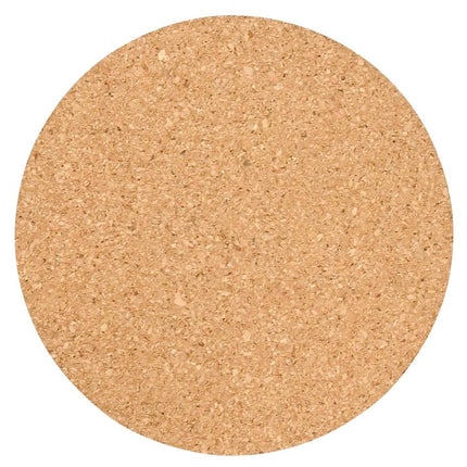 Benson Onderzetters - Set van 6 - Kurk - Ø 10 cm - Voor Glazen en Bekers