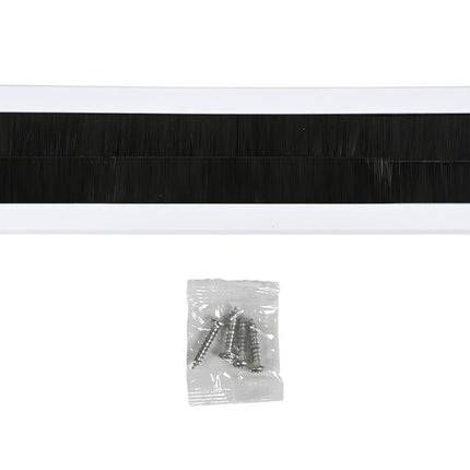 Benson Brievenbus Tochtafsluiter Wit 340 x 79 mm - Met Borstel