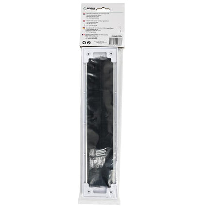 Benson Brievenbus Tochtafsluiter Wit 340 x 79 mm - Met Borstel