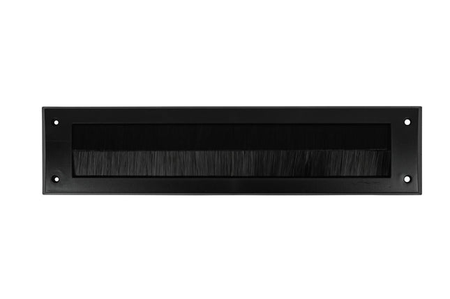 Benson Brievenbus Tochtafsluiter Zwart - 340 x 79 mm - Met Borstel