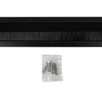 Benson Brievenbus Tochtafsluiter Zwart - 340 x 79 mm - Met Borstel