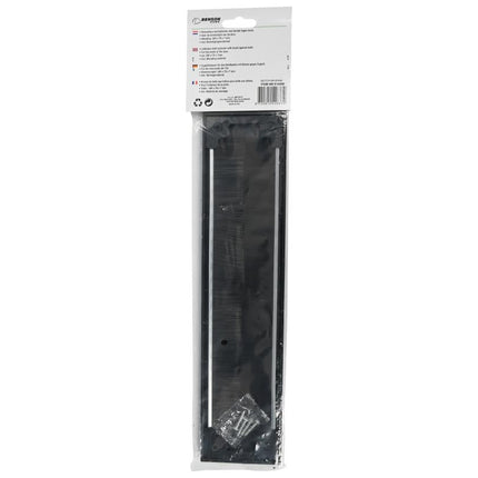 Benson Brievenbus Tochtafsluiter Zwart - 340 x 79 mm - Met Borstel