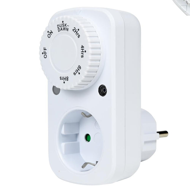 Benson Automatische Tijdschakelaar met Dag/Nacht Sensor en Afteltimer - 3600W