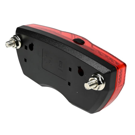 Benson Verstelbaar Achterlicht - 1 Rode LED & Reflector - Bagagedrager - IPX3