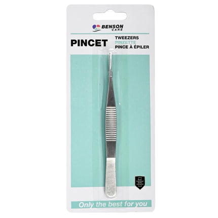 Benson Precisie Pincet – 9 cm – Voor Epileren & Splinters