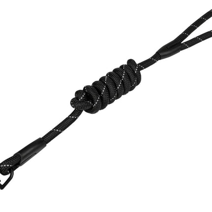 Benson Reflecterende Hondenriem - 12 mm x 150 cm - Zwart - Veiligheid