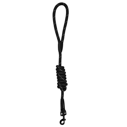 Benson Reflecterende Hondenriem - 12 mm x 150 cm - Zwart - Veiligheid