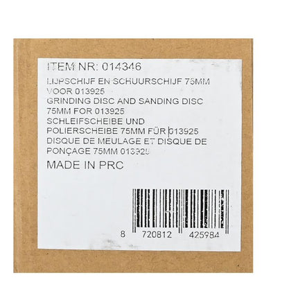 Benson Slijp- en Schuurschijven Set – Ø 75 mm – Voor Artikel 013925