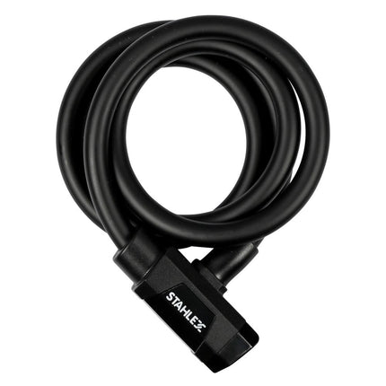 Stahlex Kabelslot 541 - Ø 12 mm x 1200 mm - Zwart Matte Finish