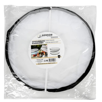 Benson Foodcover Opvouwbaar - Rond - Ø 37 cm - Vliegenkap