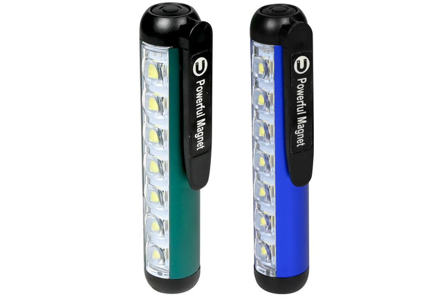 Hofftech Compacte Loop- & Zaklamp – SMD + LED – Oplaadbaar – Magneetclip