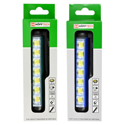 Hofftech Sleutelhanger Zaklamp – 380 Lumen – Oplaadbaar – Met Karabijnhaak