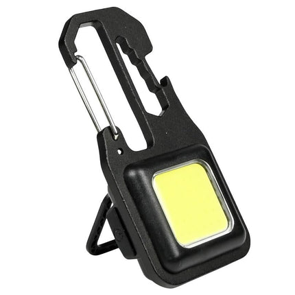 Hofftech Sleutelhanger Zaklamp – 380 Lumen – Oplaadbaar – Met Karabijnhaak