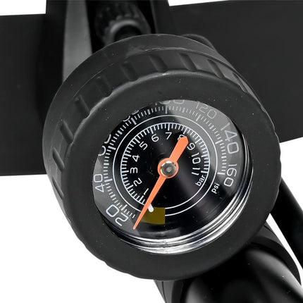Benson Luxe Fietspomp met Manometer - 160 PSI - Extra Lange Slang