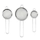 Benson RVS Zeefset – 3-Delig Klein | ø10 cm, ø8 cm & ø6 cm