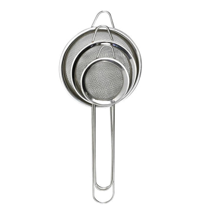 Benson RVS Zeefset - 3-delig - Ø 6, 8 en 10 cm - Duurzaam Roestvrij Staal